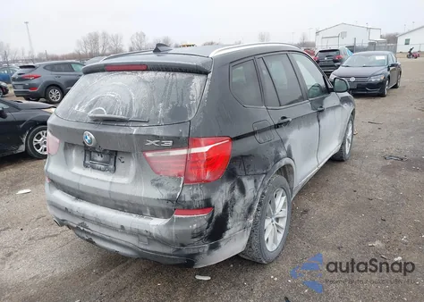 2016 BMW X3 xDrive28D z USA, uszkodzony, nr VIN 5UXWY3C57G0N86748